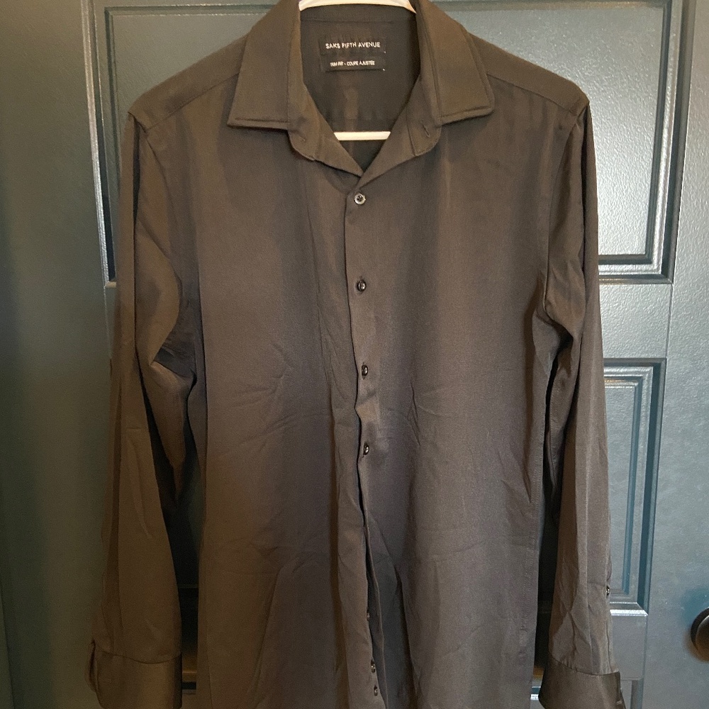 Men's Black Dress Shirt